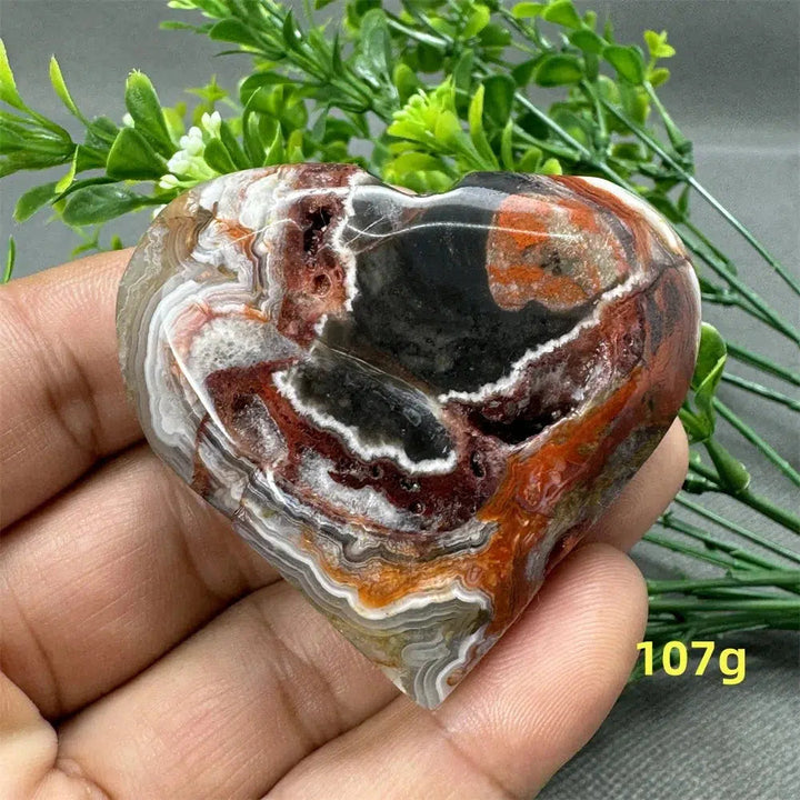 Mexican Agate Heart