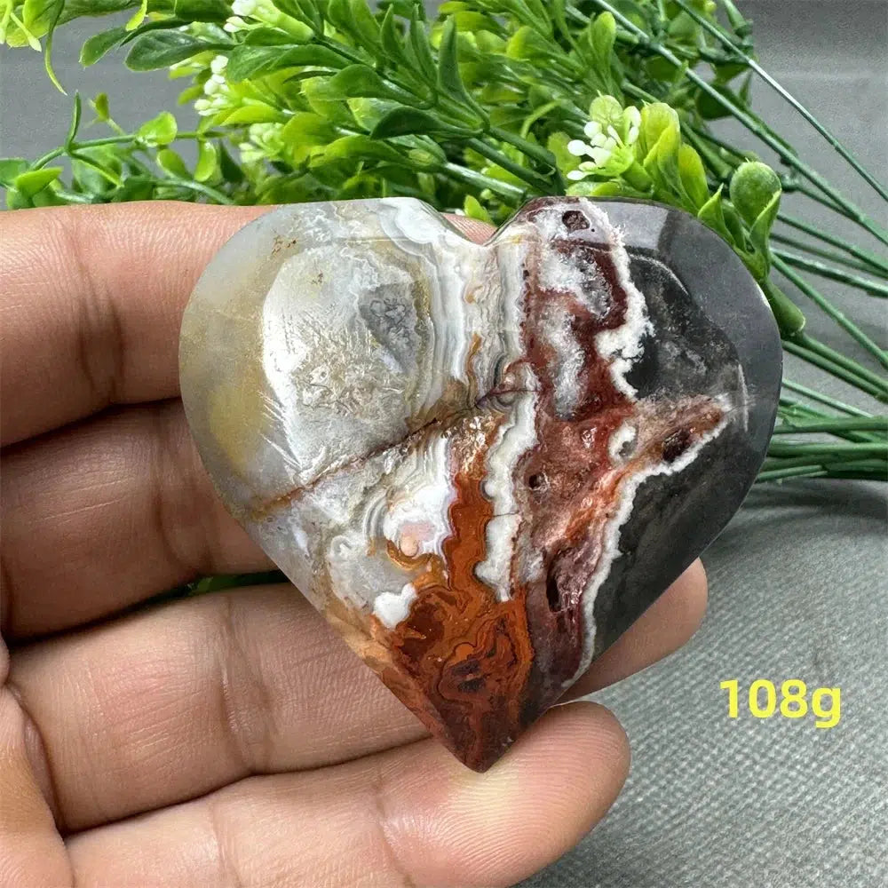 Mexican Agate Heart