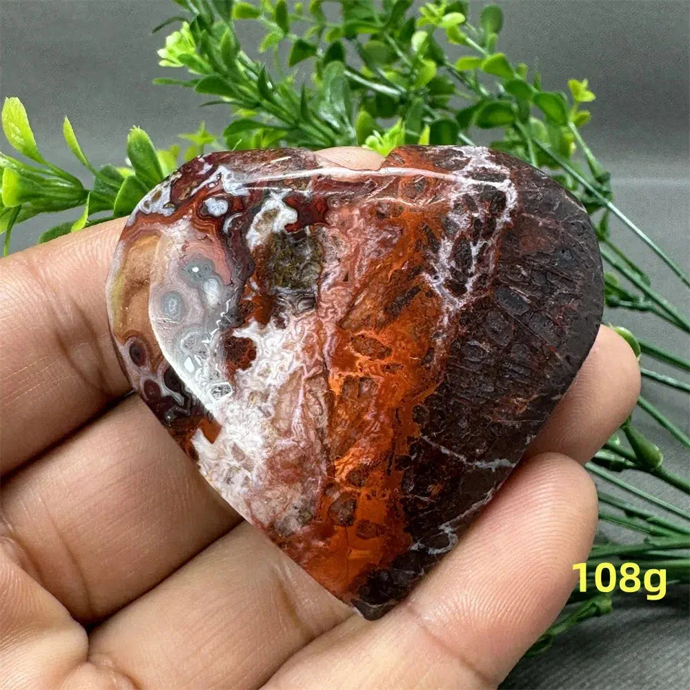 Mexican Agate Heart