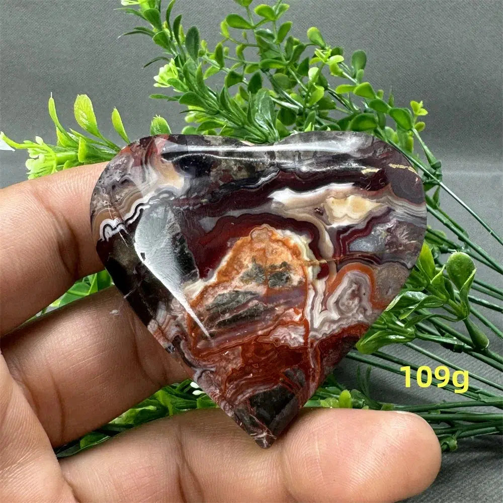 Mexican Agate Heart