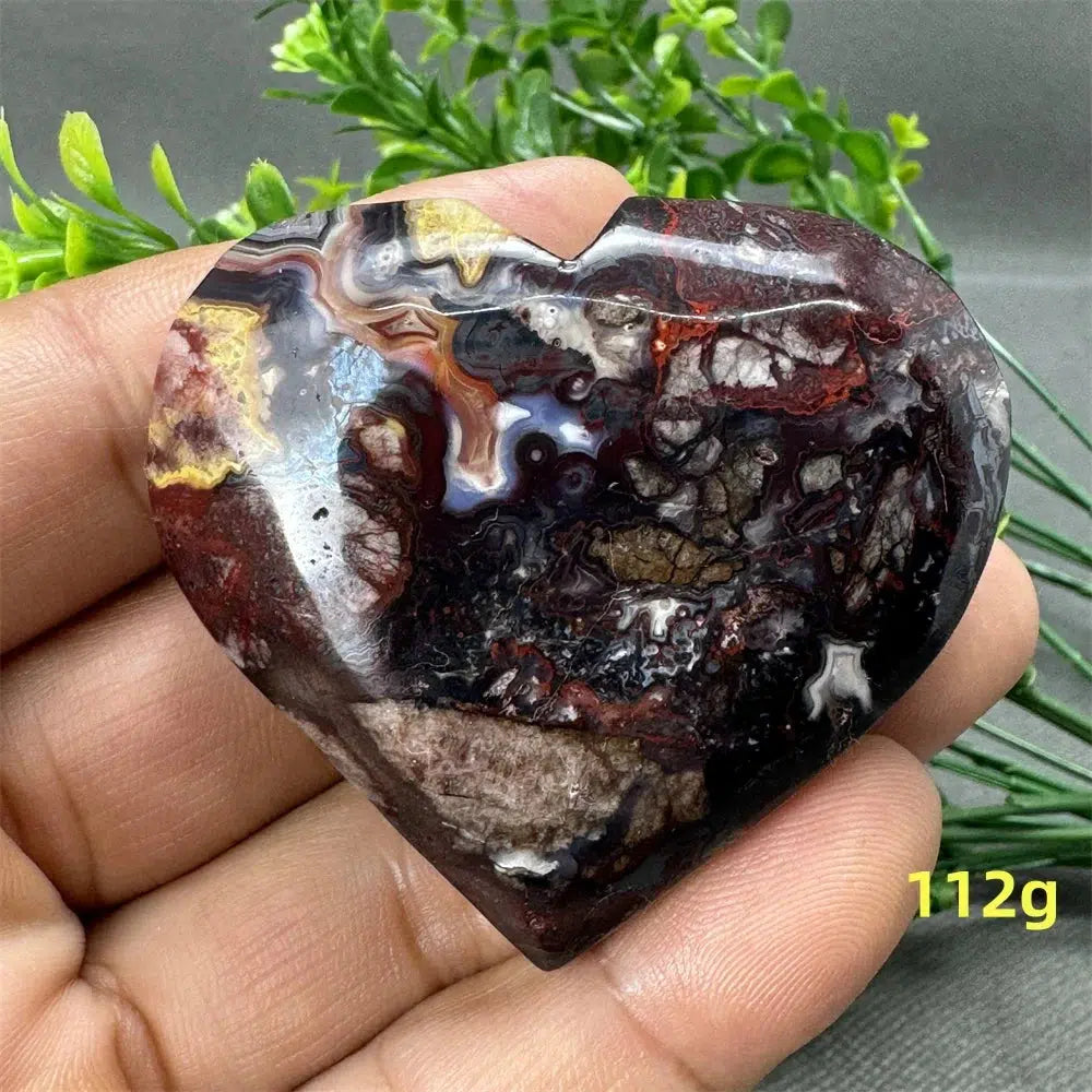 Mexican Agate Heart