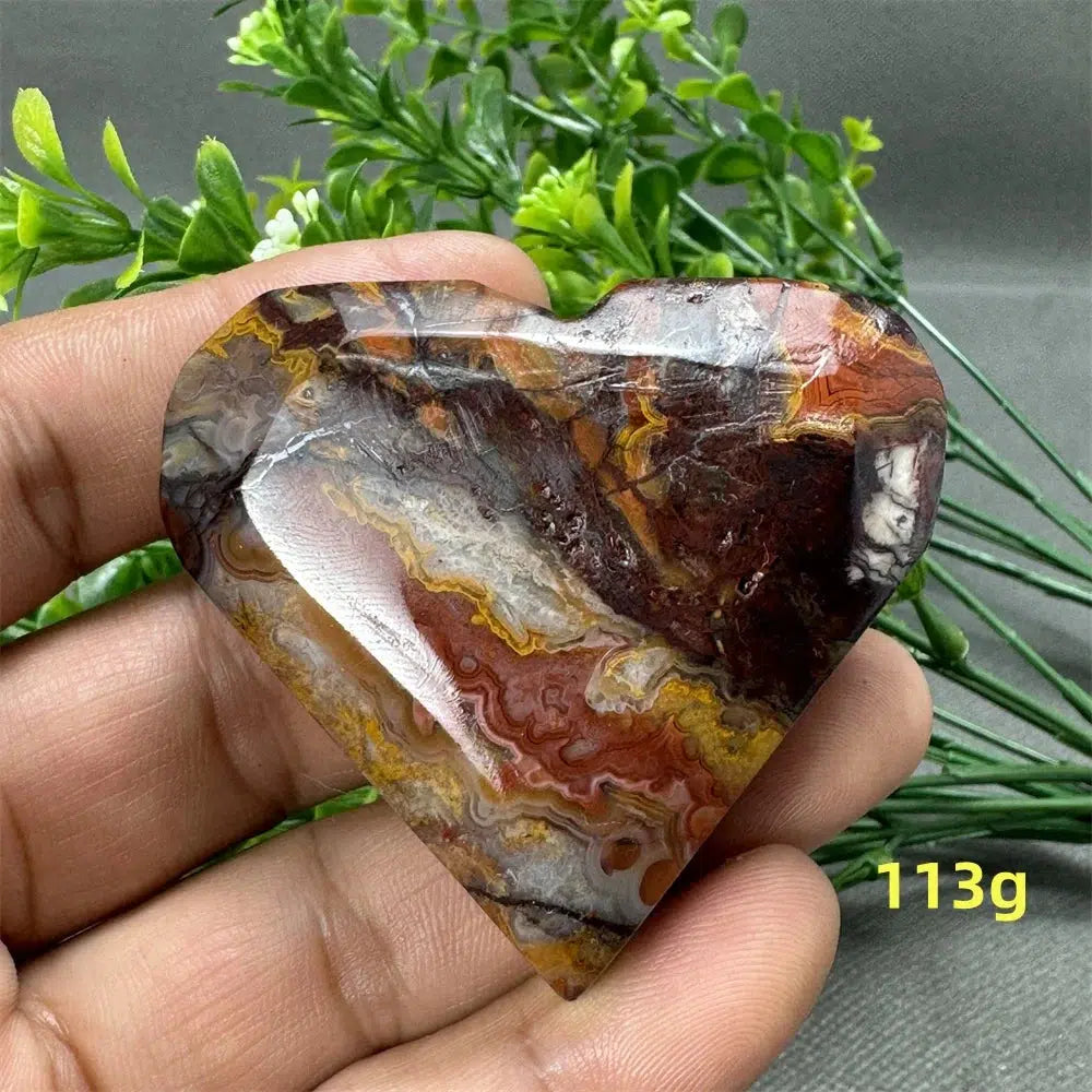 Mexican Agate Heart