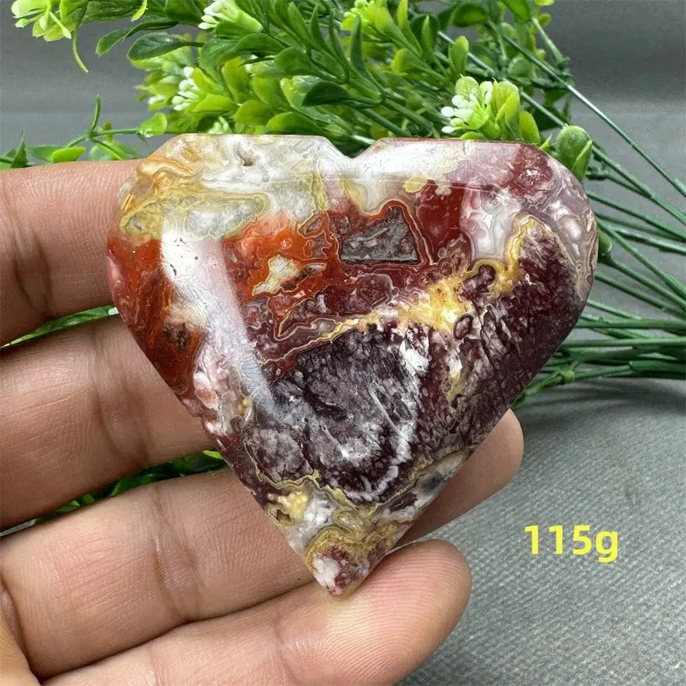 Mexican Agate Heart