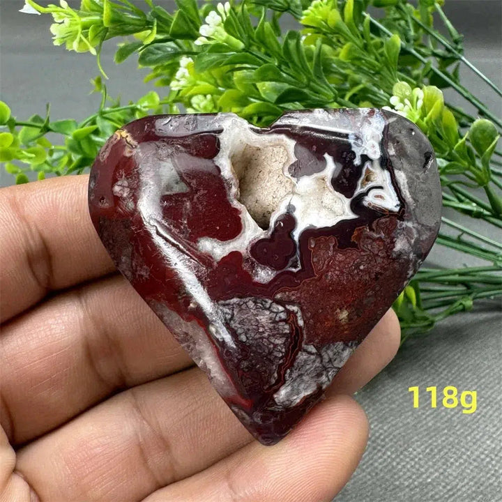 Mexican Agate Heart