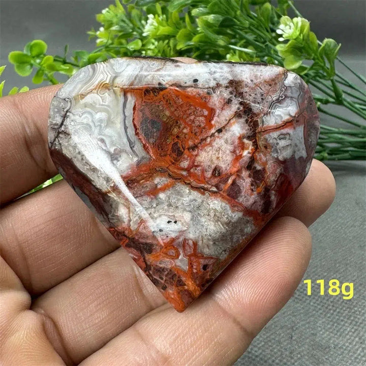 Mexican Agate Heart