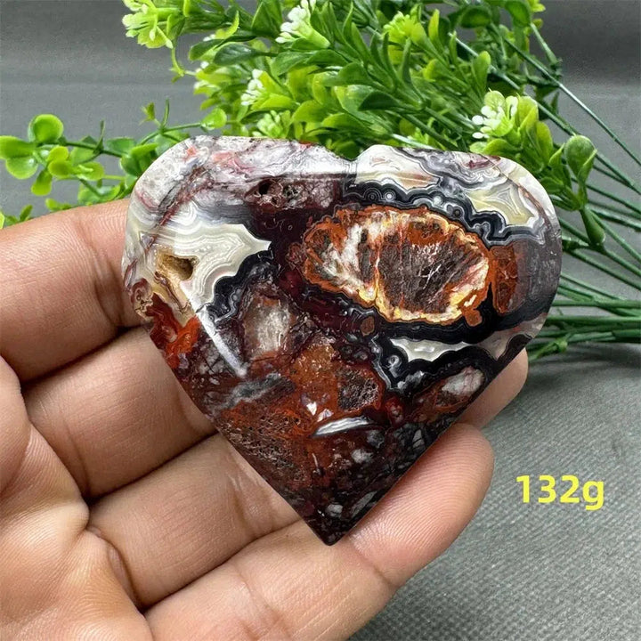 Mexican Agate Heart