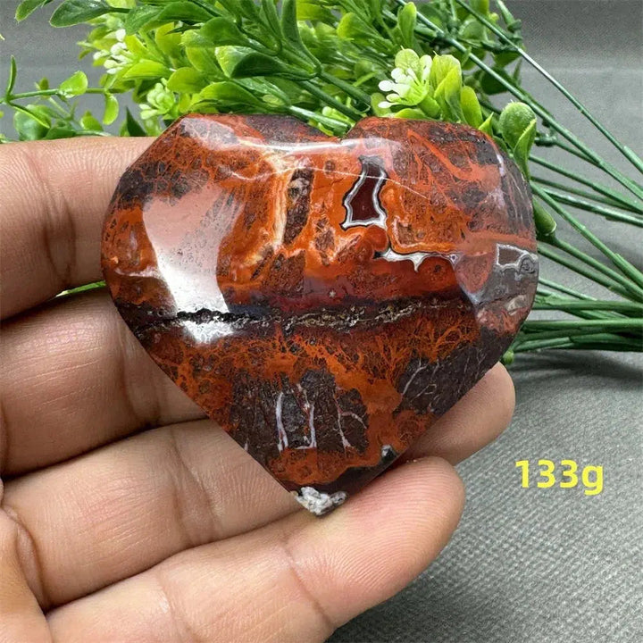 Mexican Agate Heart