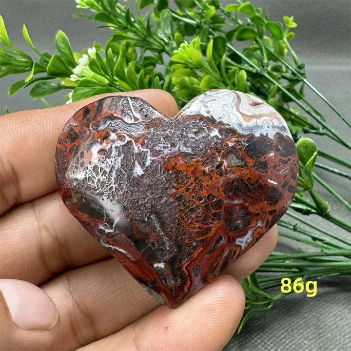 Mexican Agate Heart