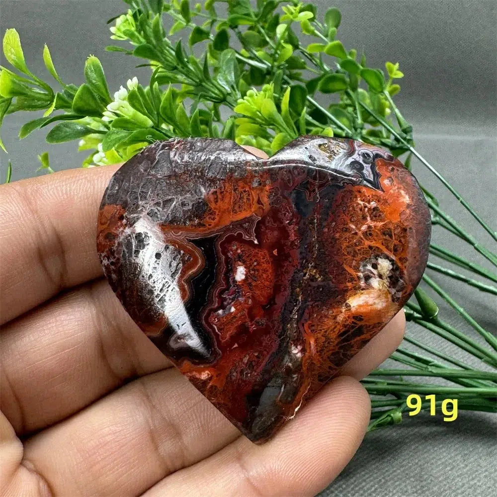 Mexican Agate Heart