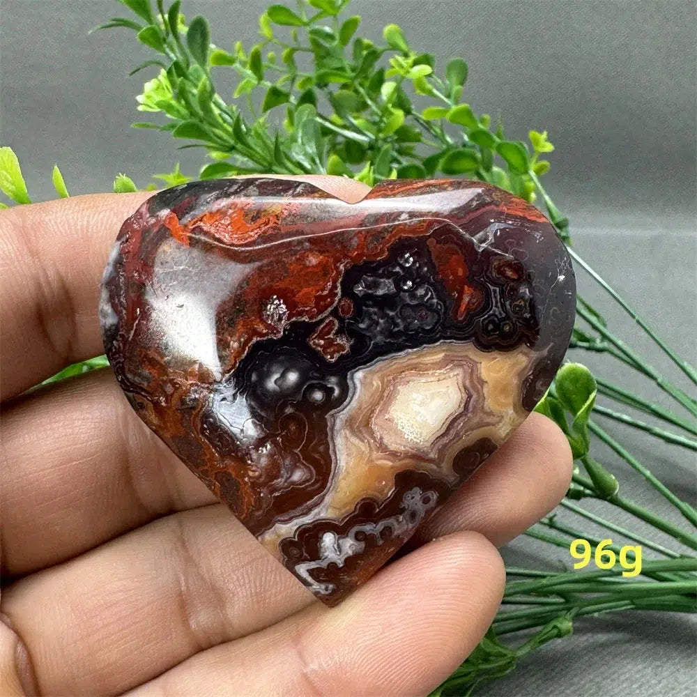 Mexican Agate Heart