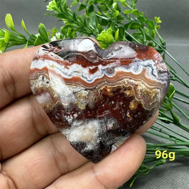 Mexican Agate Heart