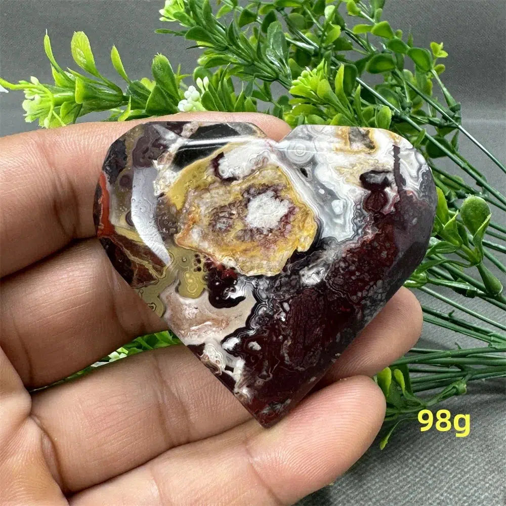 Mexican Agate Heart