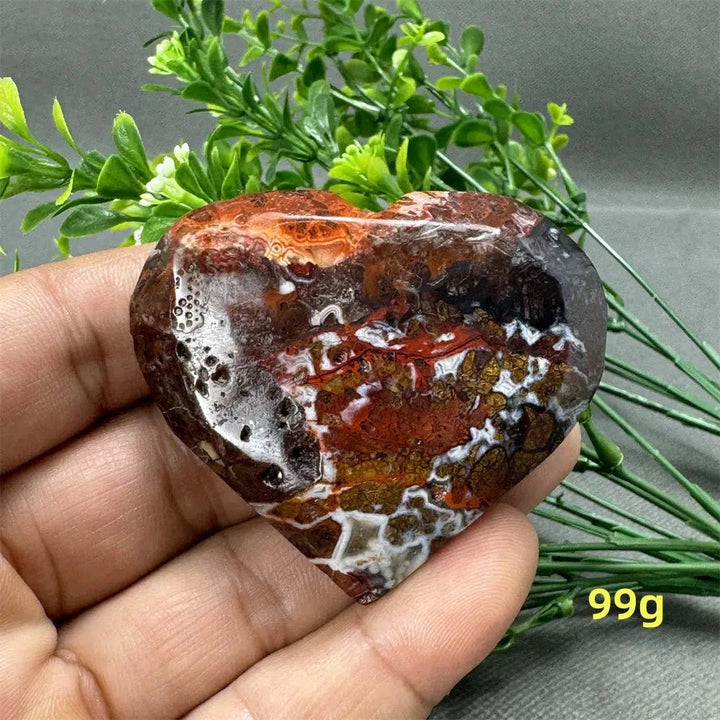 Mexican Agate Heart