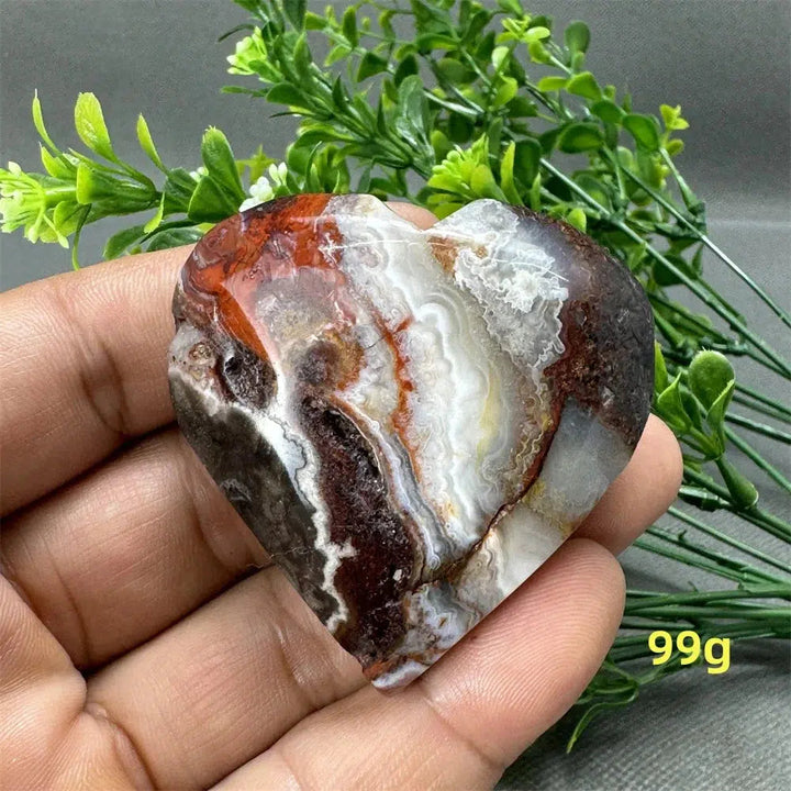 Mexican Agate Heart