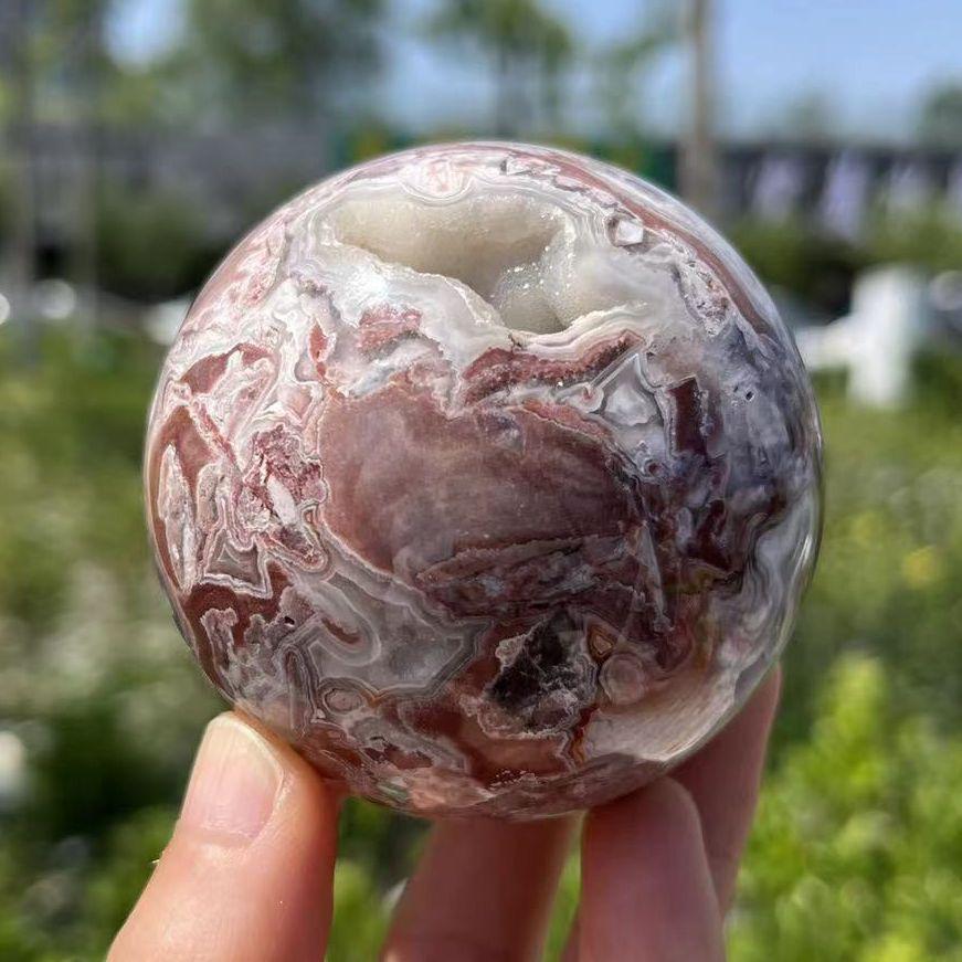 Mexican Lace Agate Sphere