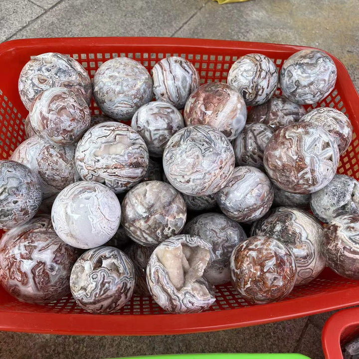 Mexican Lace Agate Sphere