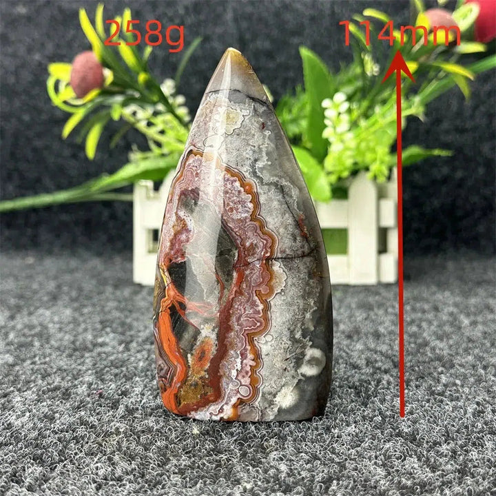 Mexican Lace Agate Torch