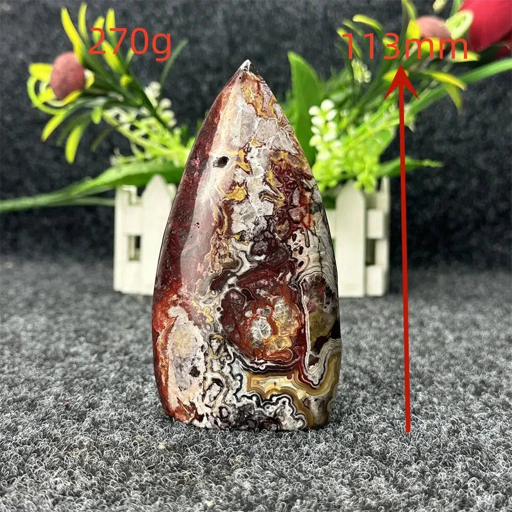 Mexican Lace Agate Torch