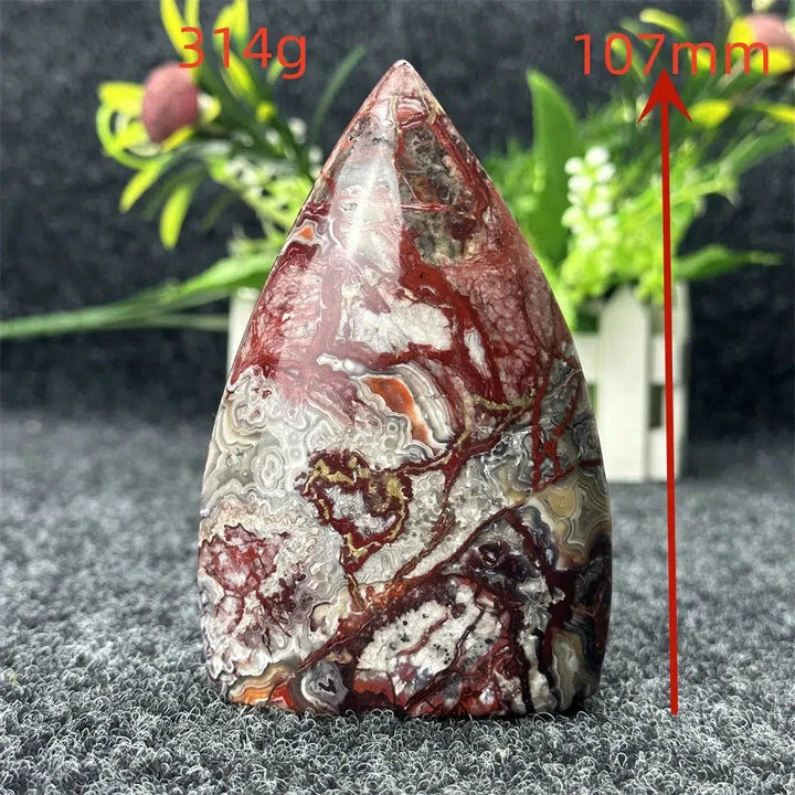 Mexican Lace Agate Torch