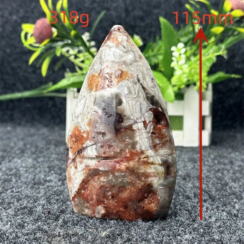 Mexican Lace Agate Torch