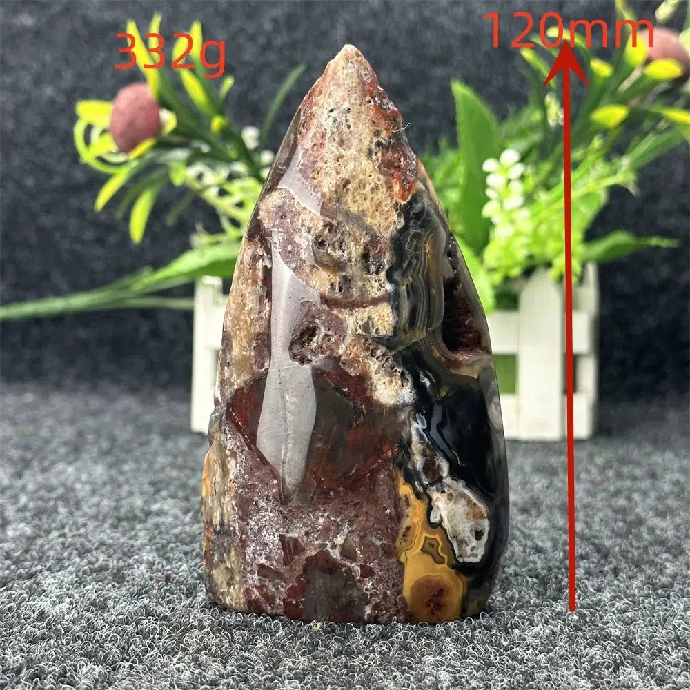 Mexican Lace Agate Torch