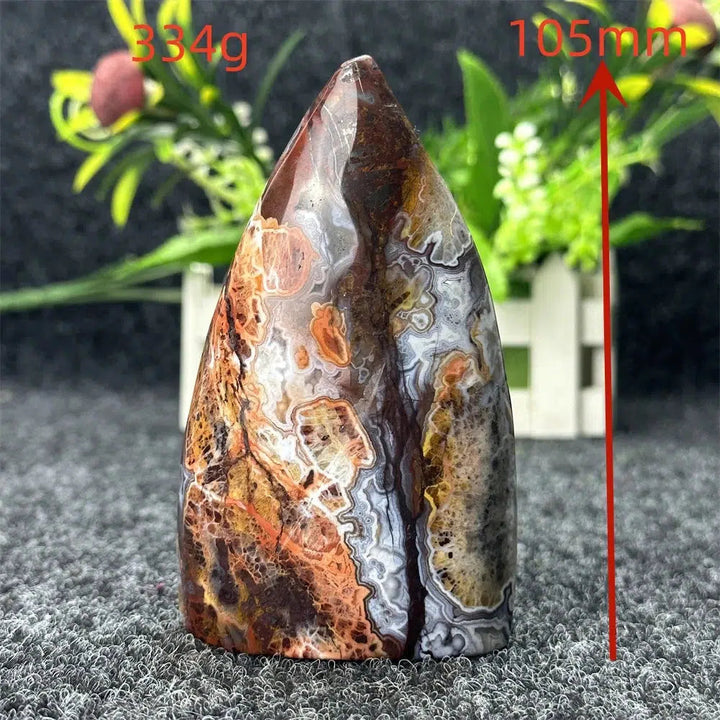 Mexican Lace Agate Torch