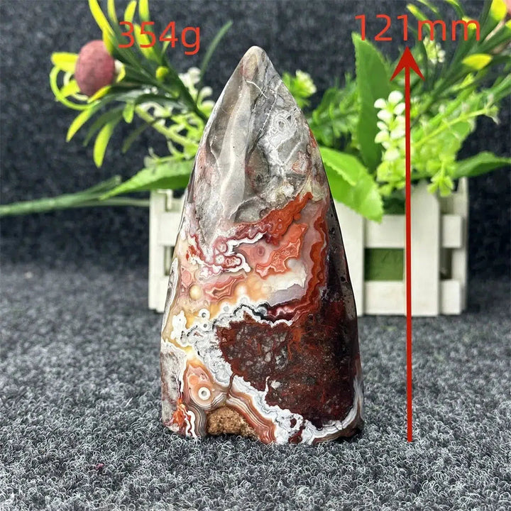 Mexican Lace Agate Torch