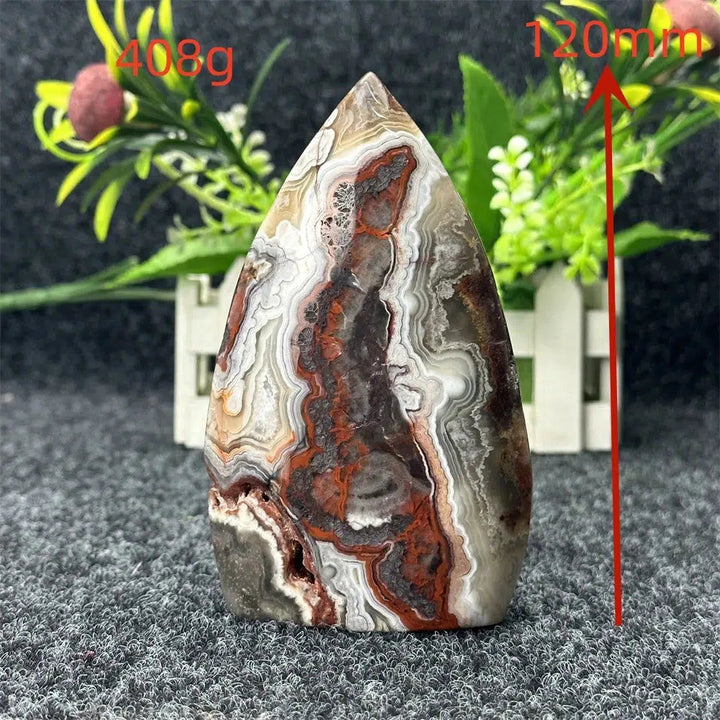 Mexican Lace Agate Torch