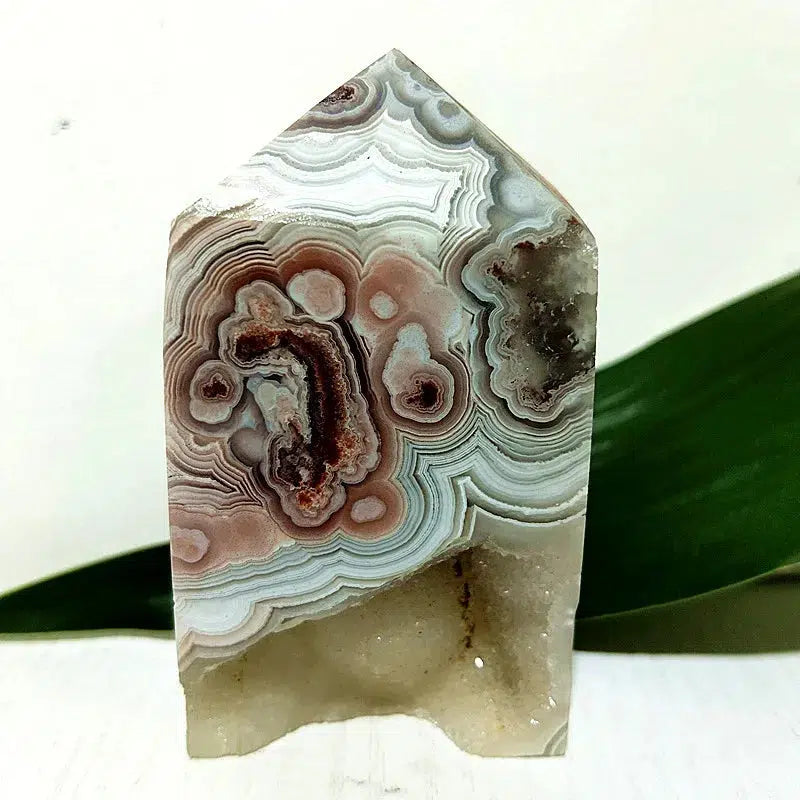 Mexican Lace Agate Tower