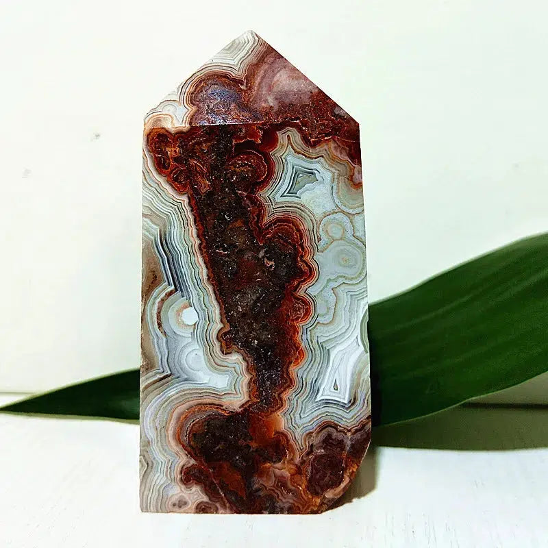 Mexican Lace Agate Tower