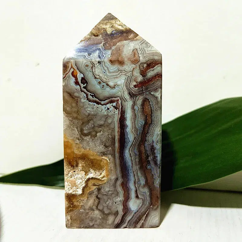 Mexican Lace Agate Tower