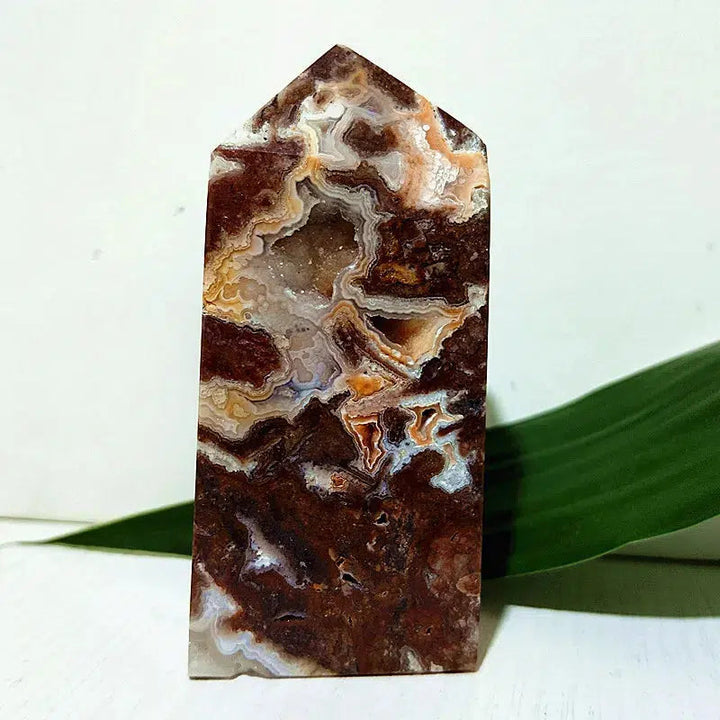 Mexican Lace Agate Tower