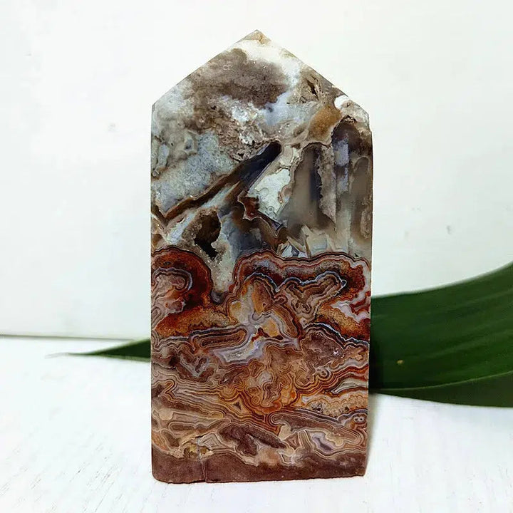 Mexican Lace Agate Tower