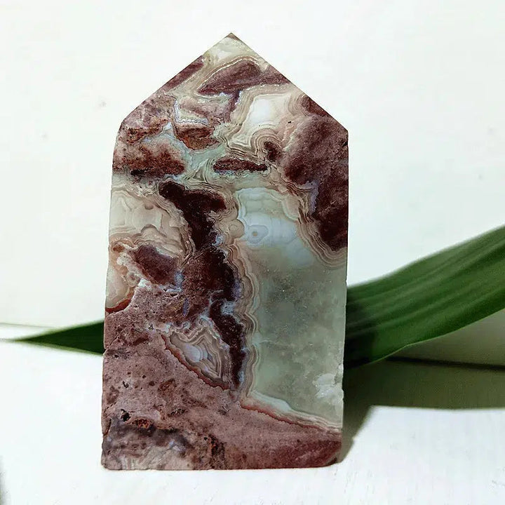 Mexican Lace Agate Tower