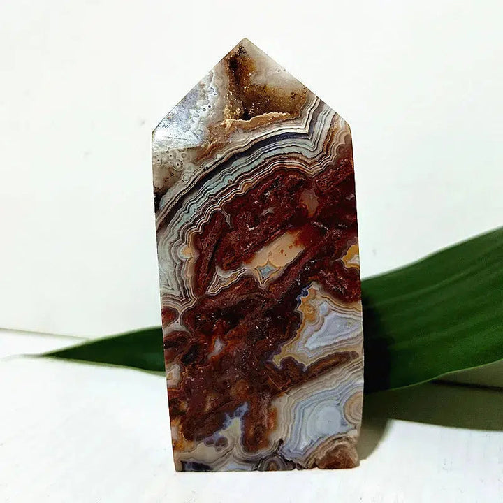 Mexican Lace Agate Tower