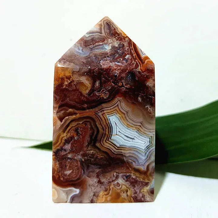 Mexican Lace Agate Tower