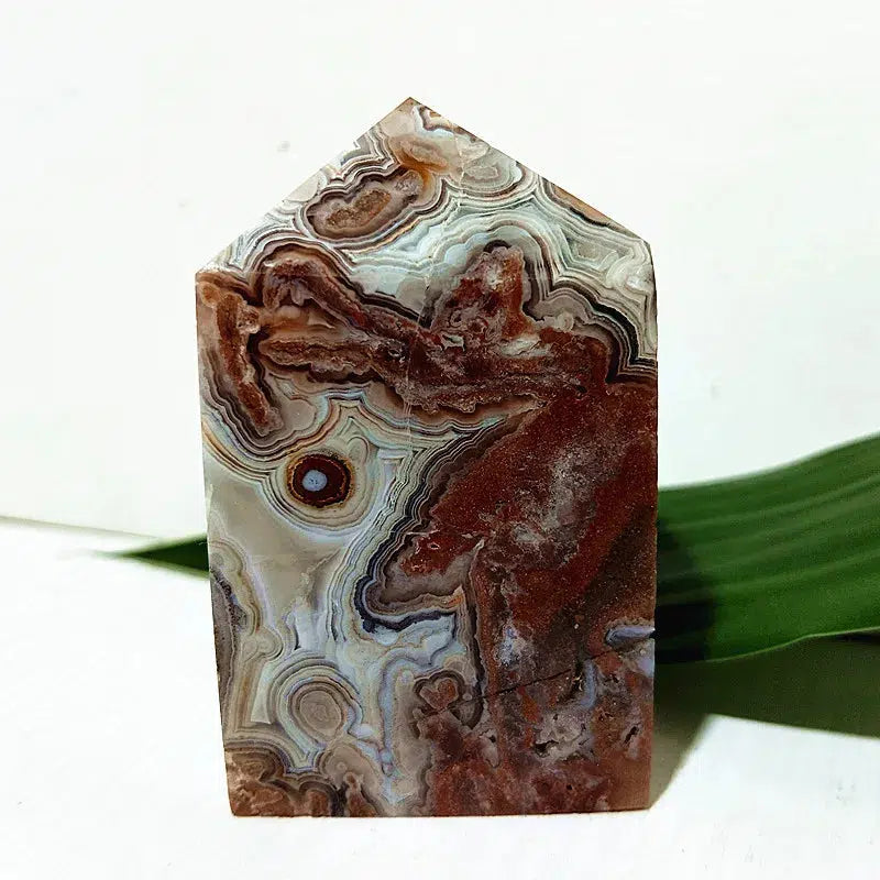 Mexican Lace Agate Tower