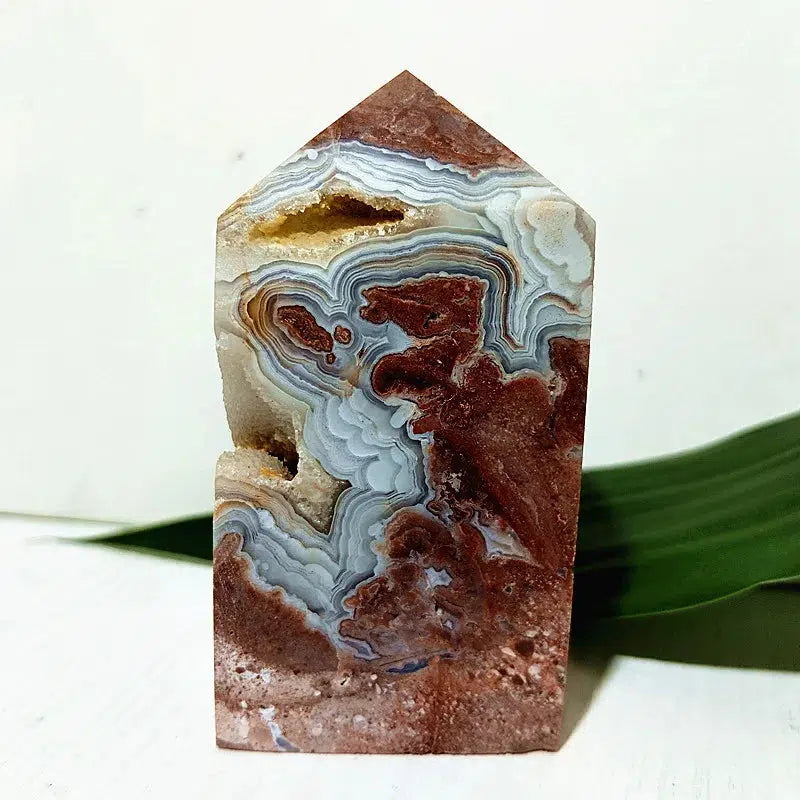 Mexican Lace Agate Tower