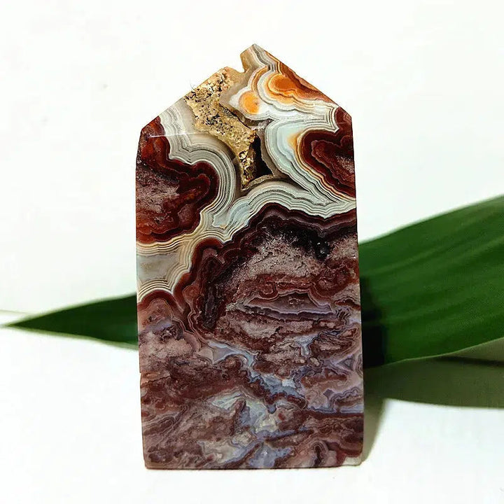 Mexican Lace Agate Tower