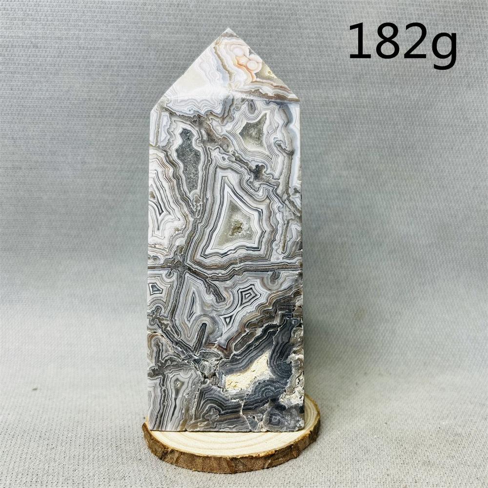 Mexican Lace Agate Tower