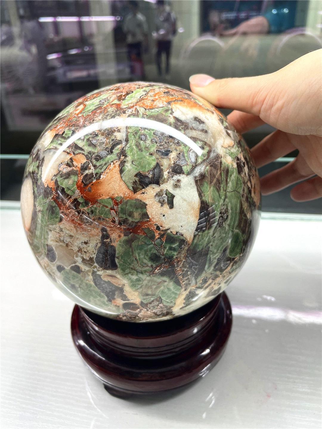 Money Agate Sphere