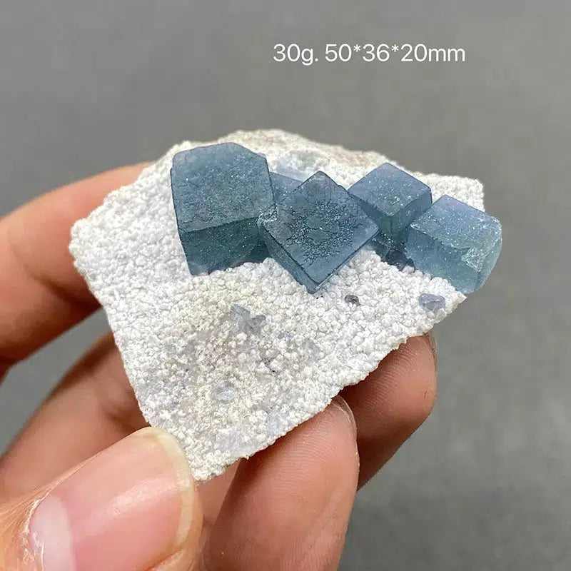 Mongolian Blue Fluorite Cluster on Matrix 'Rare'