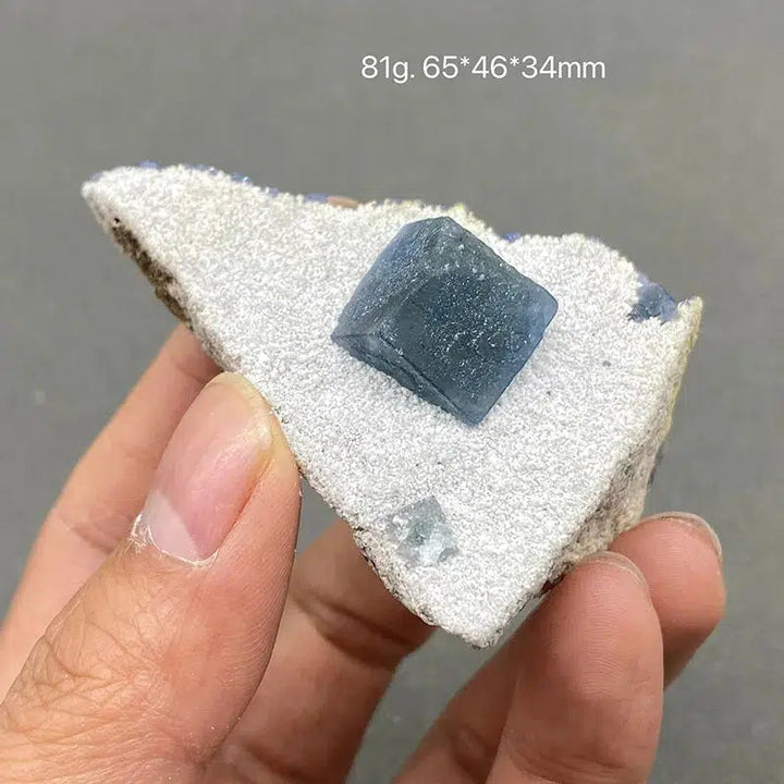 Mongolian Blue Fluorite Cluster on Matrix 'Rare'