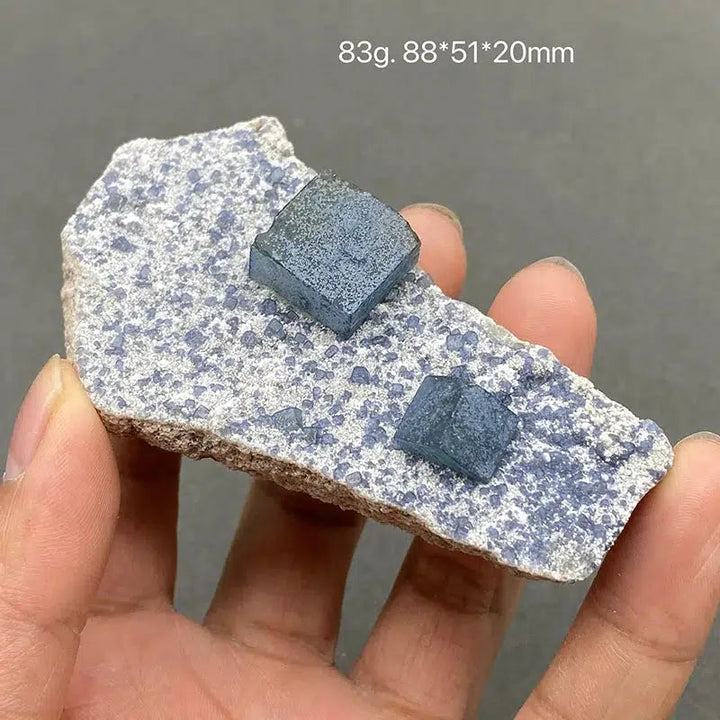 Mongolian Blue Fluorite Cluster on Matrix 'Rare'