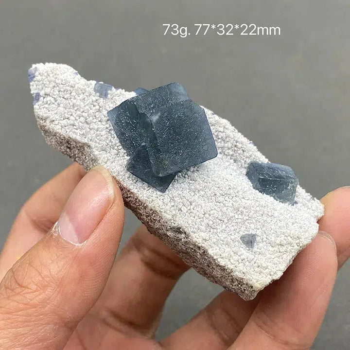 Mongolian Blue Fluorite Cluster on Matrix 'Rare'