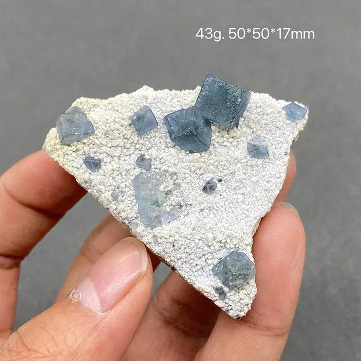 Mongolian Blue Fluorite Cluster on Matrix 'Rare'