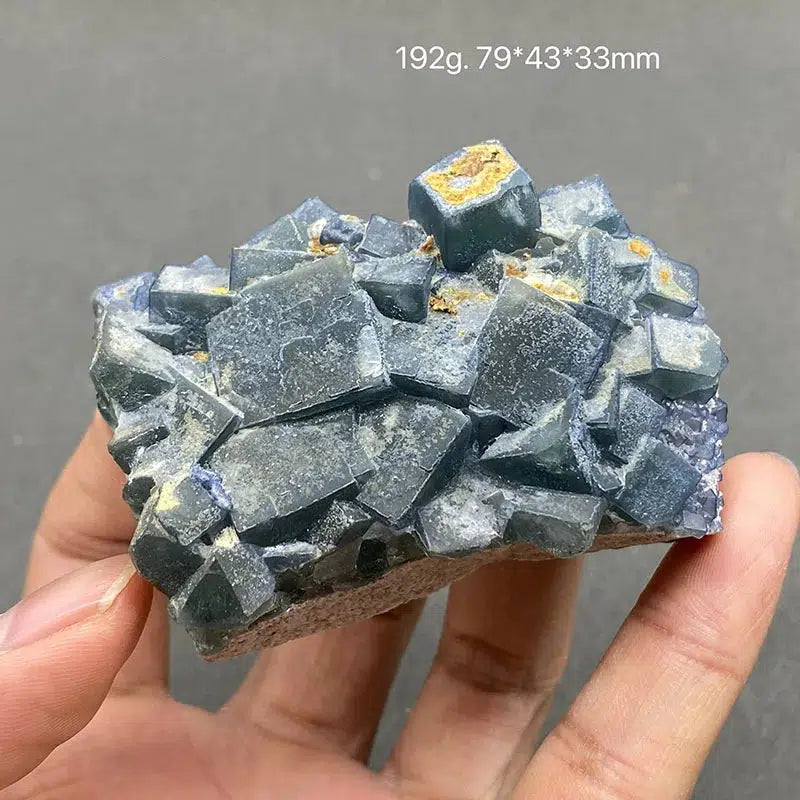 Mongolian Blue Fluorite Cluster on Matrix 'Rare'