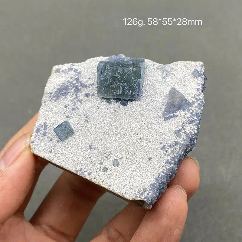 Mongolian Blue Fluorite Cluster on Matrix 'Rare'