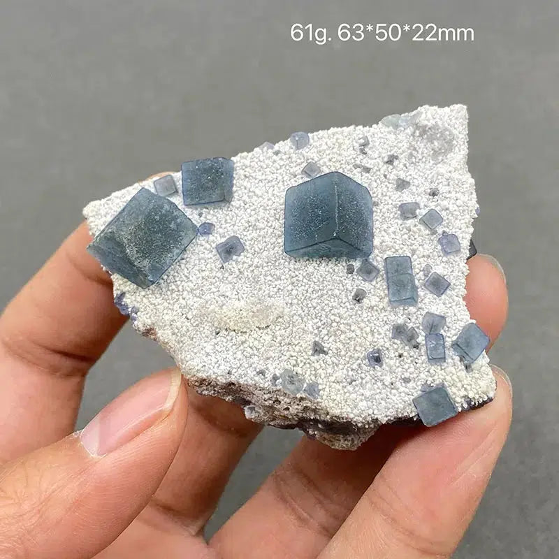 Mongolian Blue Fluorite Cluster on Matrix 'Rare'