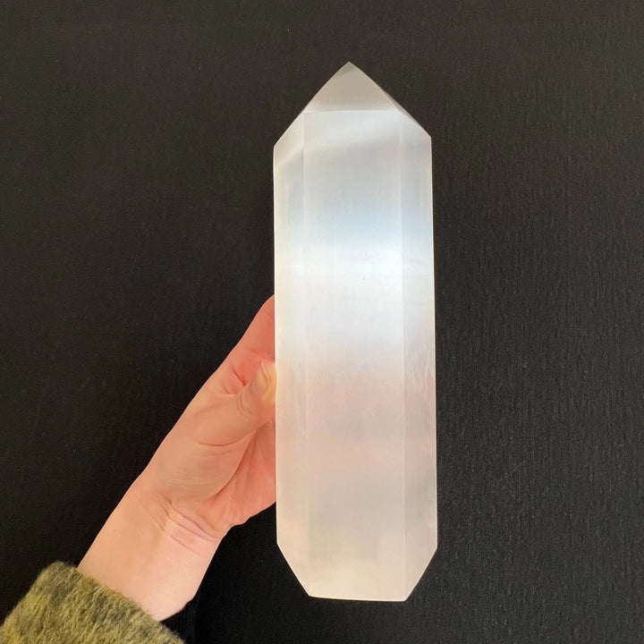 Moroccan Selenite Crystal Tower